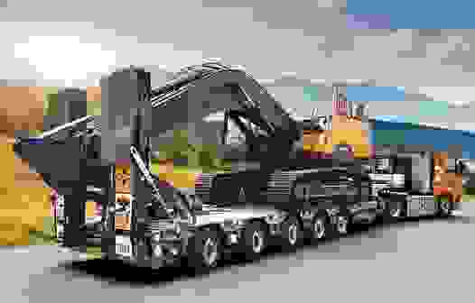 Негабаритная перевозка с учетом высоты в Миассе